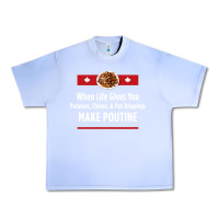 Grape Ice canada poutine quebec recipe french Urban Heavy Tee - linhVisuals