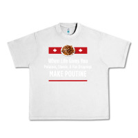 Lunar Rock canada poutine quebec recipe french Urban Heavy Tee - linhVisuals
