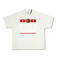 Pistachio canada poutine quebec recipe french Urban Heavy Tee - linhVisuals