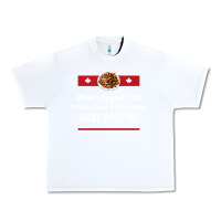 White canada poutine quebec recipe french Urban Heavy Tee - linhVisuals