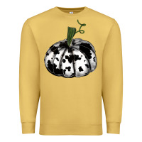 Antique Gold watercolor cowhide halloween pumpkin Premium Sweatshirt - RanaPortraitStore