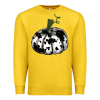Lemon watercolor cowhide halloween pumpkin Premium Sweatshirt - RanaPortraitStore