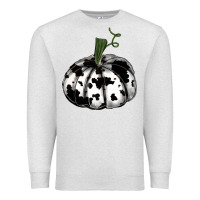 Watercolor Cowhide Halloween Pumpkin Premium Sweatshirt | Teevron