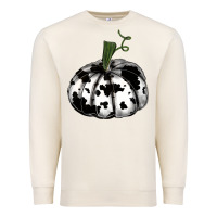 Sandshell watercolor cowhide halloween pumpkin Premium Sweatshirt - RanaPortraitStore