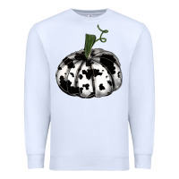 White watercolor cowhide halloween pumpkin Premium Sweatshirt - RanaPortraitStore