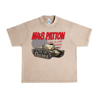 French Oak cold war battle tank m48 patton gamer Urban Heavy Tee - linhVisuals