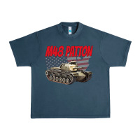 Midnight Navy cold war battle tank m48 patton gamer Urban Heavy Tee - linhVisuals