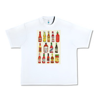 White hot sauce Urban Heavy Tee - linhVisuals