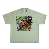 Oil Green spooky Urban Heavy Tee - SublimationCraftShop