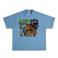 Pebble Blue spooky Urban Heavy Tee - SublimationCraftShop