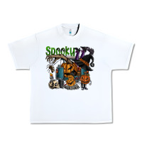 White spooky Urban Heavy Tee - SublimationCraftShop