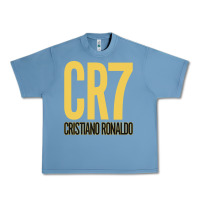 Pebble Blue CR7 Cristiano Rocnaldo Portugal Urban Heavy Tee - linhVisuals