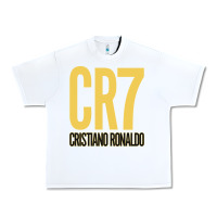 White CR7 Cristiano Rocnaldo Portugal Urban Heavy Tee - linhVisuals