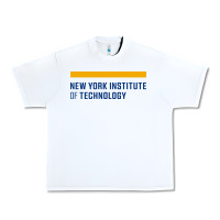 White New York Institute of Technology Urban Heavy Tee - linhVisuals