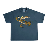 Midnight Navy cayote Urban Heavy Tee - linhVisuals