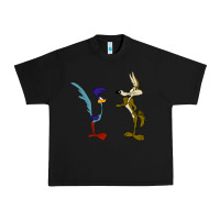 Black coyote and the road runner Urban Heavy Tee - linhVisuals