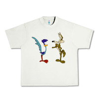 Pistachio coyote and the road runner Urban Heavy Tee - linhVisuals
