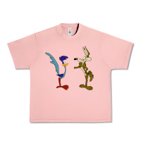 Salmon coyote and the road runner Urban Heavy Tee - linhVisuals