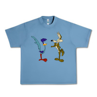 Pebble Blue coyote and the road runner Urban Heavy Tee - linhVisuals