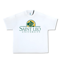 White Saint Leo University Urban Heavy Tee - linhVisuals