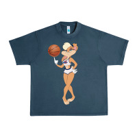 Midnight Navy lola bunny Urban Heavy Tee - linhVisuals