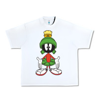 White marvin the martian Urban Heavy Tee - linhVisuals