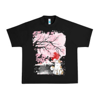 Black japan t  shirt sakura cat t  shirt Urban Heavy Tee - linhVisuals