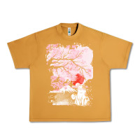 Peanut Butter japan t  shirt sakura cat t  shirt Urban Heavy Tee - linhVisuals