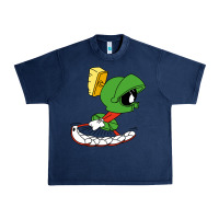 Navy marvin the martian Urban Heavy Tee - linhVisuals