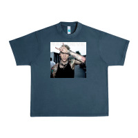 Midnight Navy Mgk Urban Heavy Tee - linhVisuals