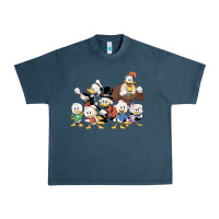 Midnight Navy happy amazing ducktales Urban Heavy Tee - linhVisuals