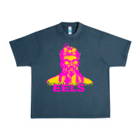 Midnight Navy eels artist müsïc Urban Heavy Tee - linhVisuals