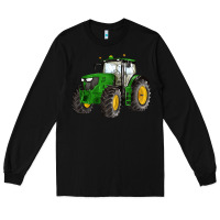 Black western farm tractor Long Sleeve Tee - Artiststas