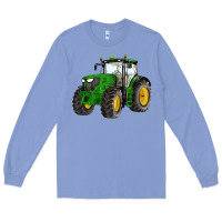 Colony Blue western farm tractor Long Sleeve Tee - Artiststas