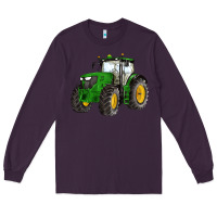 Plum western farm tractor Long Sleeve Tee - Artiststas