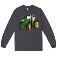 Smoke western farm tractor Long Sleeve Tee - Artiststas
