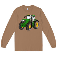 Toasted Coconut western farm tractor Long Sleeve Tee - Artiststas