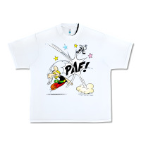 White asterix and obelix Urban Heavy Tee - linhVisuals