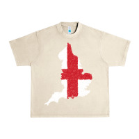 Sandshell england Flag Map Drawing Line Art Urban Heavy Tee - linhVisuals