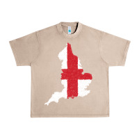 French Oak england Flag Map Drawing Line Art Urban Heavy Tee - linhVisuals