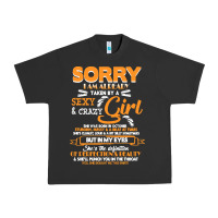 Pigment Black birthday t  shirt sorry i'm already taken by sexy crazy girl october b Urban Heavy Tee - linhVisuals