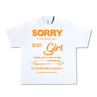 White birthday t  shirt sorry i'm already taken by sexy crazy girl october b Urban Heavy Tee - linhVisuals