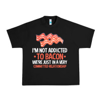 Black bacon apparel t  shirt i'm not addicted to bacon we were just in a com Urban Heavy Tee - linhVisuals