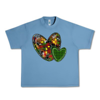 Pebble Blue christmas heart Urban Heavy Tee - RanaPortraitStore