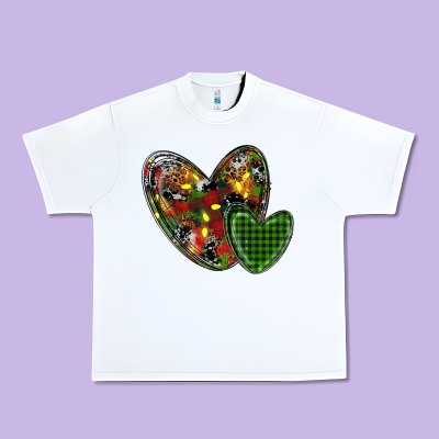 Christmas Heart Urban Heavy Tee Designed By Ranaportraitstore