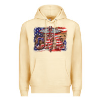 Pina Colada patriotic nurse certified nurse  assistant medilcal symbol  background Premium Hoodie - BarkalooDesign