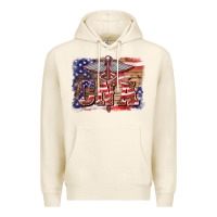 Tofu patriotic nurse certified nurse  assistant medilcal symbol  background Premium Hoodie - BarkalooDesign