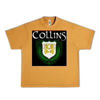 Collins Family Irish Coat Of Arms Urban Heavy Tee | Teevron