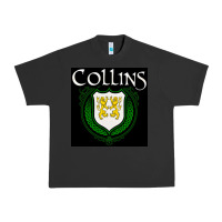 Pigment Black collins family irish coat of arms Urban Heavy Tee - linhVisuals