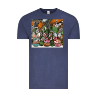 Vintage Denim easter Vintage Tee - CowhideDigitalArt